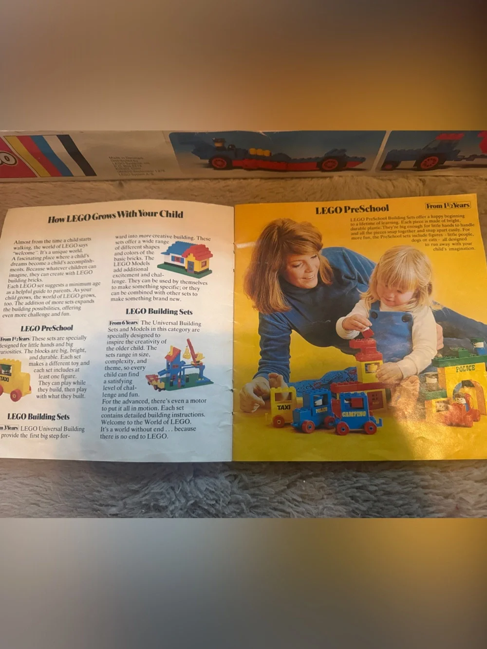 Booklet Welcome To The World Of Lego 1977 Vintage Magazine - Lego History - GUC